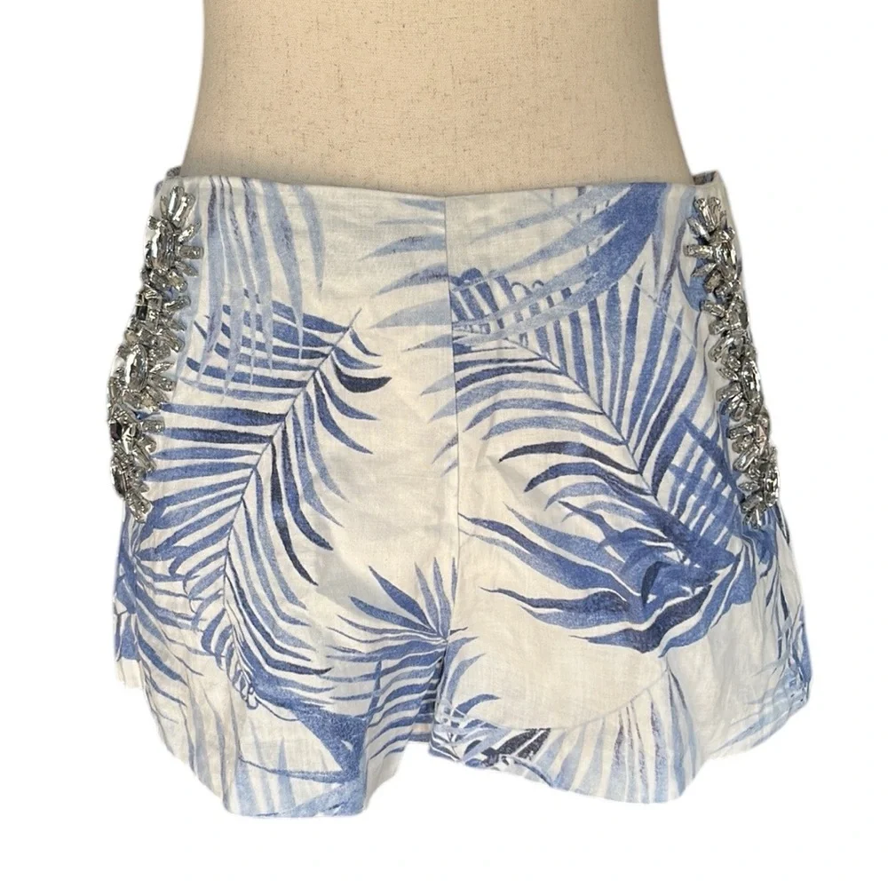 J.O.A. los Angeles Just One Answer 2 piece Linen Short Set - Picture 6 of 16